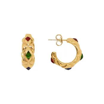 Oups! Desert Mystery Collection 925 Sterling Silver Earrings Women's