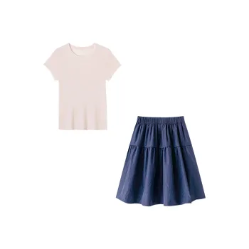 PLANE DRIFT Two Piece Skirt Sets Women's