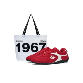 Kappa Back to Back Anti Slip Wear Resistant Low Top Skateboard Shoes Women's Red