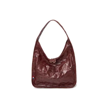 GUSKI Top Grain Cow Leather Shoulder Bag Women's Multicolor