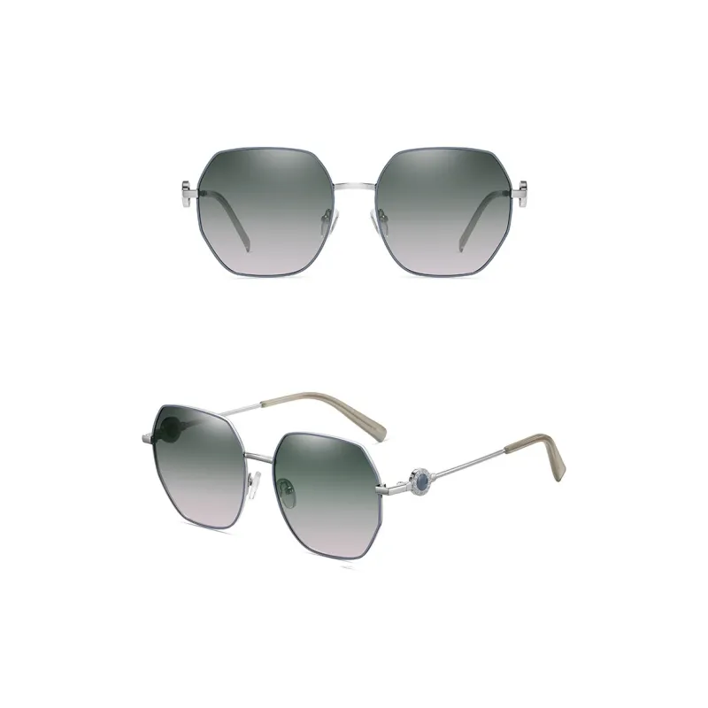 AAJF Stainless Steel Irregular Shape Sunglasses Unisex-9