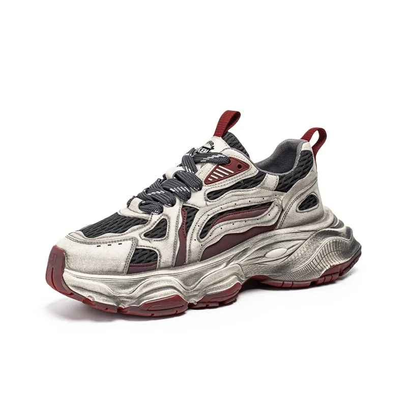JKEM Cushioning, Breathable, Height Increasing Low Top Chunky Sneakers Men's-6