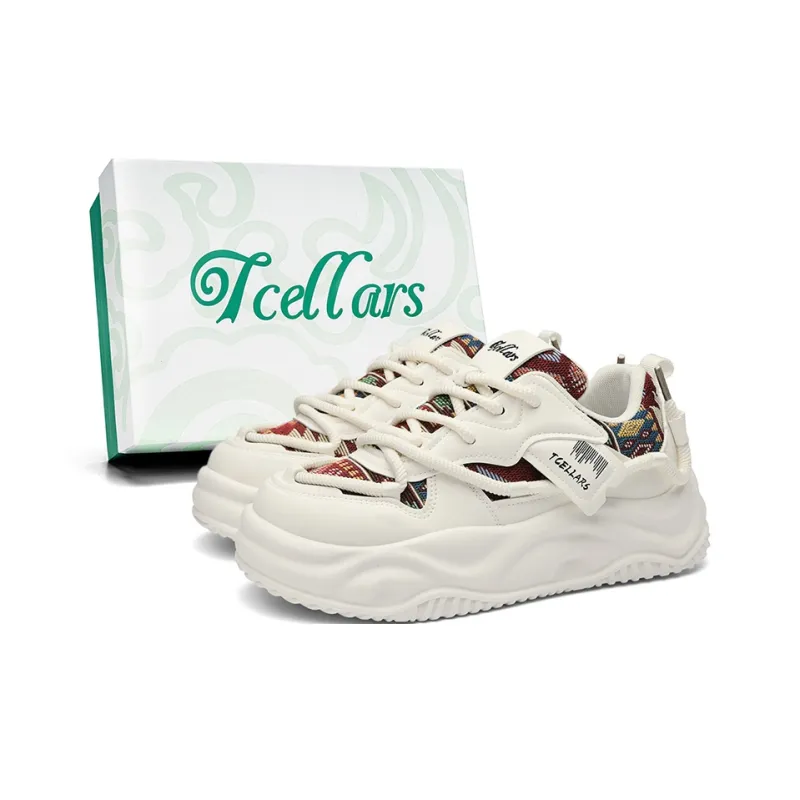 TCELLARS Abrasion Resistant Balance Lightweight Height Increasing Rebound Low Top Casual Shoes Men's-11
