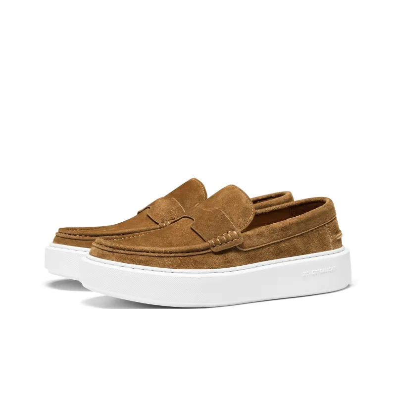 TRUFFAUT Vintage Platform Casual Slip on Low Top Height Increasing Skateboard Shoes Men's-11