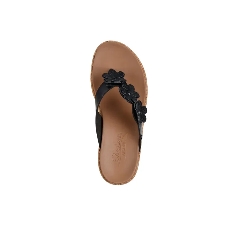 Skechers ARCH FIT BEVERLEE Flip Flops Women's Black-3