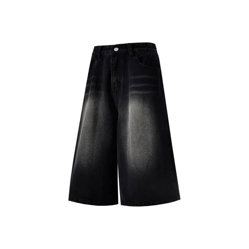 BEETLE TOWN Denim Shorts Unisex-0