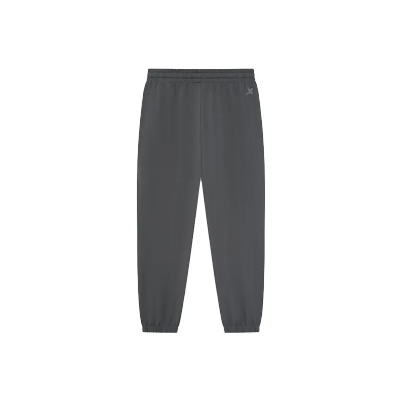 XTEP Knitted Sweatpants Women's Mudstone Gray-1
