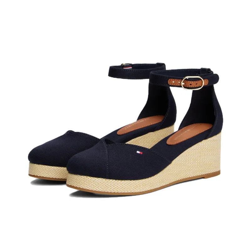Tommy Hilfiger Wedge Heel High Heels 6cm Women's Blue-2