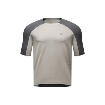 DECATHLON ROCKRIDER CARGO T Shirt Men's Light Warm Gray/Carbon Gray