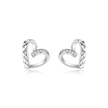 MAXTHINK S925 Silver Stud Earrings Women's Silver