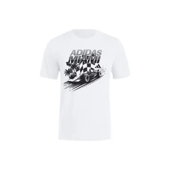 Adidas Free Shipping With AdiClub Miami Victory Graphic Tee