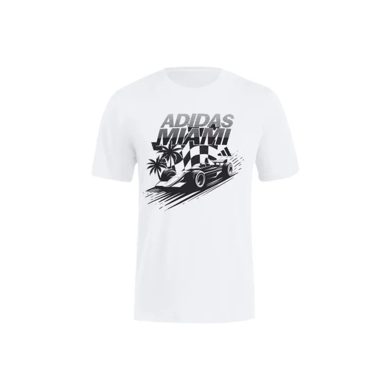 Adidas Free Shipping With AdiClub Miami Victory Graphic Tee-0