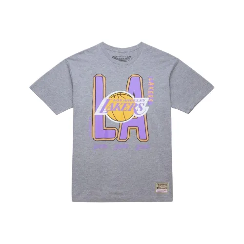 Mitchell & Ness T Shirt Unisex Gray