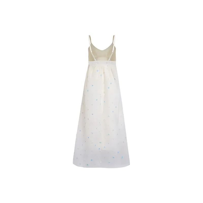 AHDO Slip Dresses Women's Apricot-1