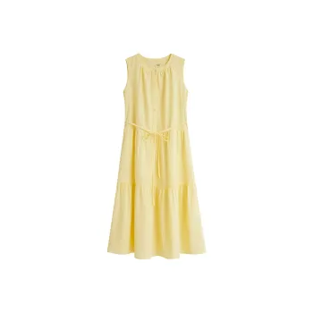 Inman Sleeveless Dresses Women's Light Yellow