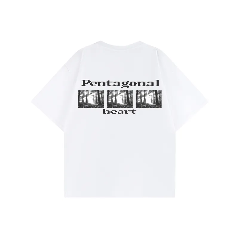 PENTAGONAL HEART T Shirt Unisex-5
