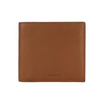 ALLSAINTS Leather Wallet Men's Tan