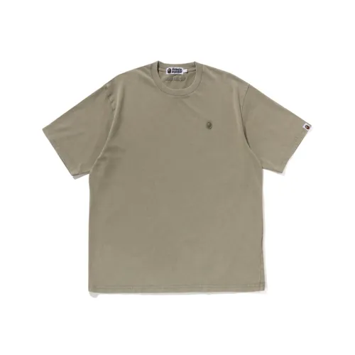 A BATHING APE Garment Dye One Point Relaxed Fit Tee