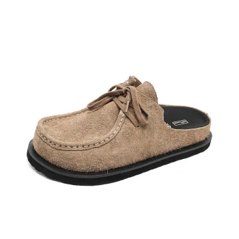 PAVEA Rubber Sole Abrasion Resistant Slip Resistant Closed Toe Slippers Unisex
