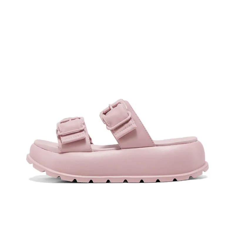 Skechers Slip Resistant Slide Slippers Women's Nude Pink-0