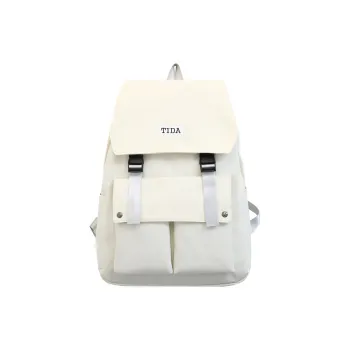 Wolfhorse Nylon Backpack Unisex Black/White