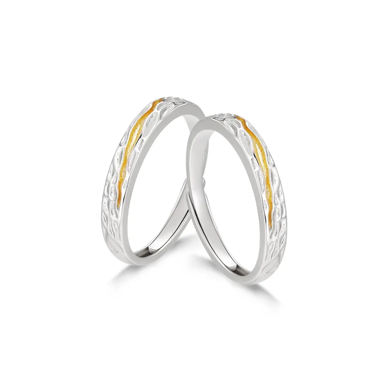 NUSQ Sterling Silver Rings Unisex-11