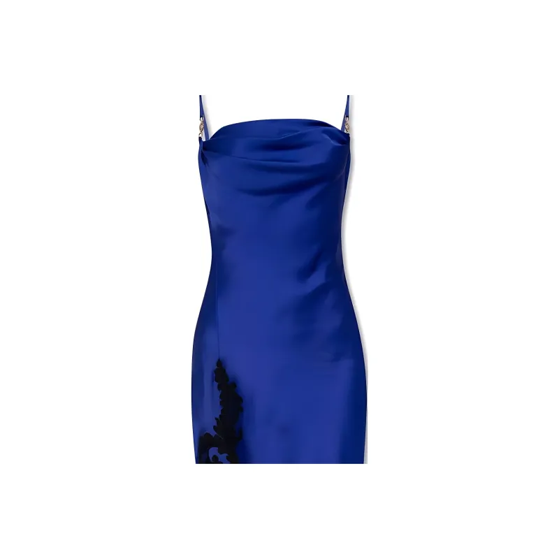 VERSACE Lace-Detailed Sleeveless Dress-1