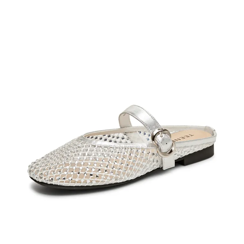 Teenmix Quiet Abrasion Resistant Slip Resistant Closed Toe Slippers Women's-5