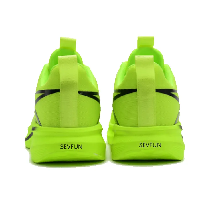 7 SEVFUN Running Shoes Unisex Low Top Black-44