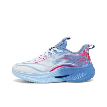 WARRIOR Running Shoes Men Low Top White/Blue