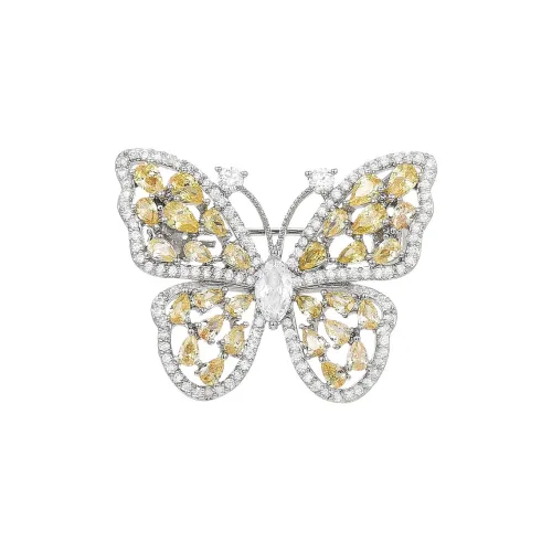 Marco Bizzarri Alloy The Brand's Light Luxury Niche Design Corsage Suit Dress With High End Pins Women's