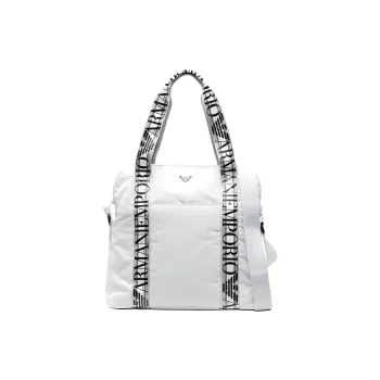EMPORIO ARMANI Polyester With Nylon Maternity And Baby Bag One Shoulder Handbag Women's Gray