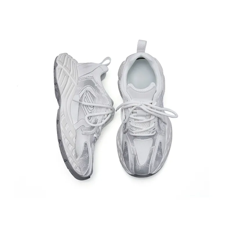 IHBOZ Slip Resistant, Abrasion Resistant, Lightweight, Height Increasing Coverage Low Top Chunky Sneakers Women's-12