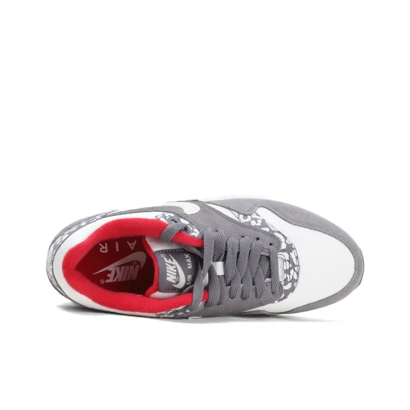 Nike Air Max 1 Anti Slip Wear Resistant Low Top Casual Shoes Women's Gray-2