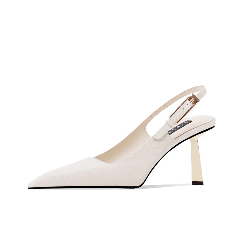 Shesrim High Heels Women's Pink/White-8