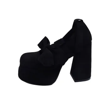 LXVB Chunky Heel High Heels 10cm Women's