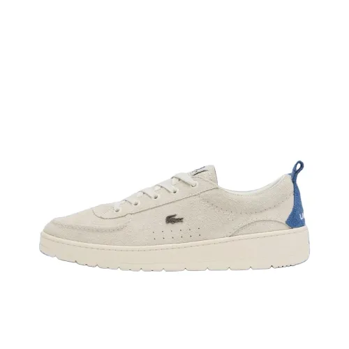 END. x LACOSTE Anti Slip Wear Resistant Low Top Skateboard Shoes Men's Gray White