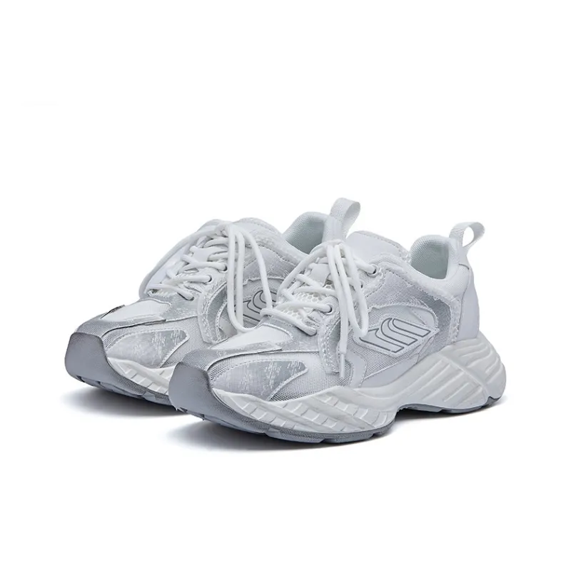 IHBOZ Slip Resistant, Abrasion Resistant, Lightweight, Height Increasing Coverage Low Top Chunky Sneakers Women's-9