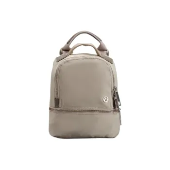 Lululemon Fabric Backpack Unisex Beige
