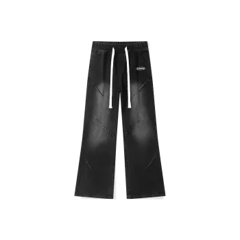 Chinpeno Jeans Unisex Stone Washed Black