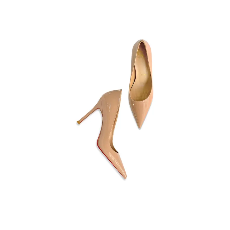 GOSO Slim Heel High Heels Women's Nude-4