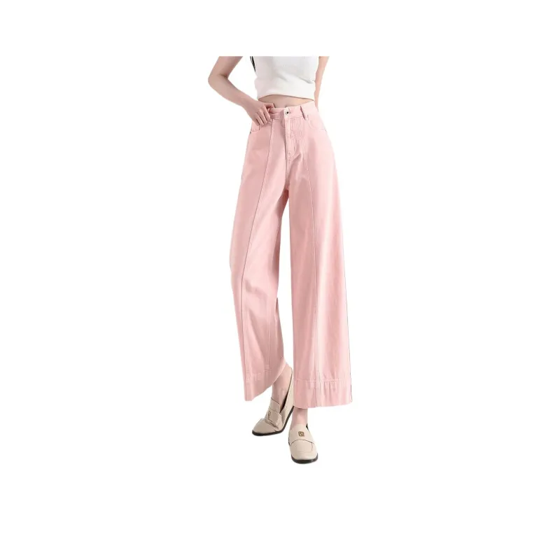 FAWENXIANGZI Jeans Women's Pink-0