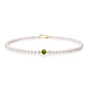 Fortune Gold Pearl Necklaces Women's