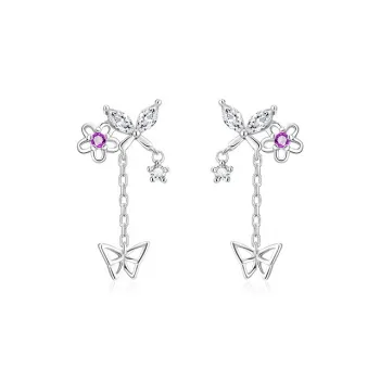 Zocai S925 Silver Earrings Women's