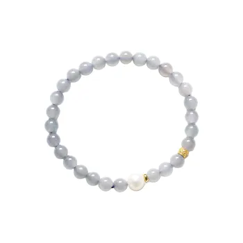 MARY WINDSOR Hetian Jade Bracelets Smoky Purple Women's