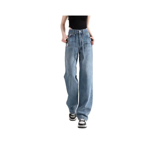 FAWENXIANGZI Jeans Women's Blue