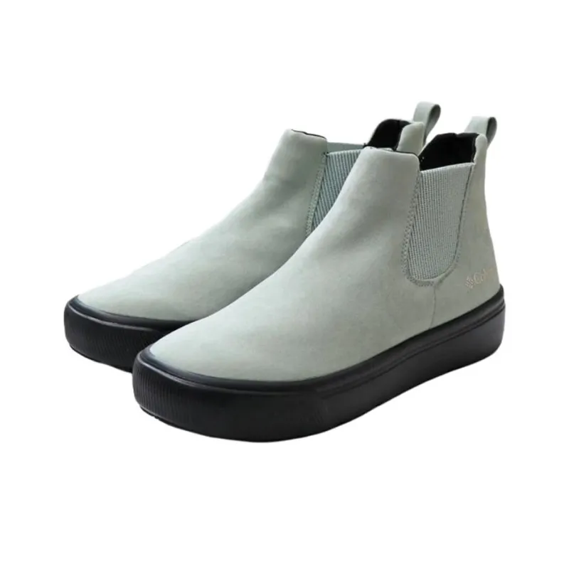 Columbia HAWTHORNE RAIN Anti Slip Wear Resistant Mid Top Casual Shoes Unisex Gray Green-1