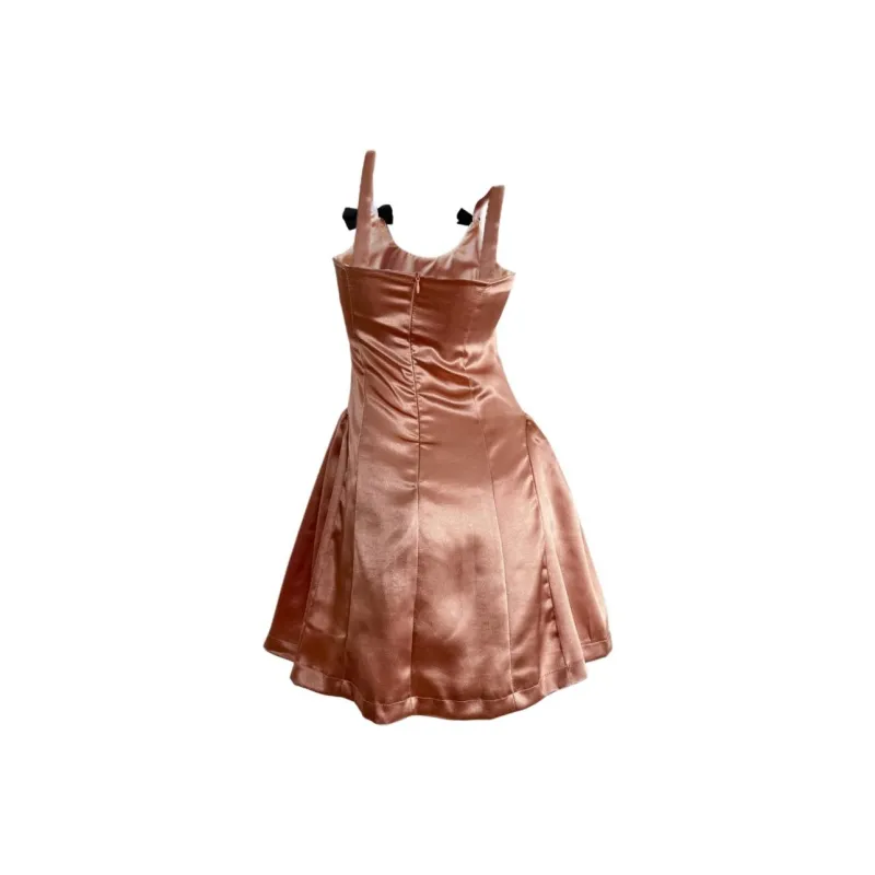 DOKZB Sleeveless Dresses Women's Gilded Orange-1