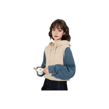 FAWENXIANGZI Cropped Coat Women's