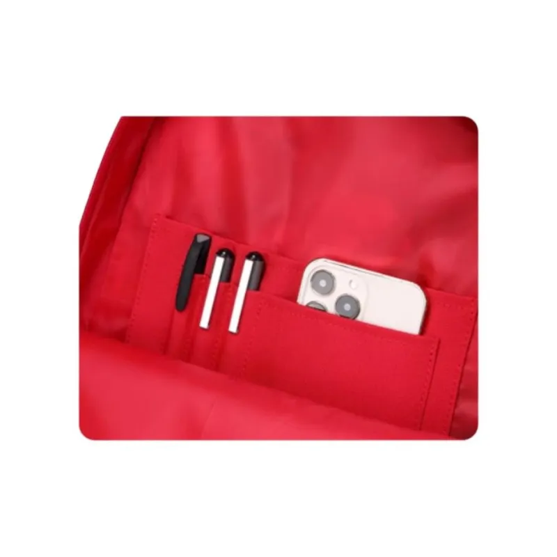 New Balance Nylon Backpack Large Size Unisex Red/Black-4